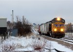 UP SD70M #4367 leads the northbound Cache Valley Local (LCG-41C) approaching the 11600 N. St. Xing in Richmond, Utah April 13, 2022